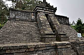 Candi Cetho - Building in the form of a truncated pyramid on the top terrace.